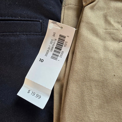 Old Navy Girls Skinny Fit Pants Size 10 Navy & Khaki Cotton