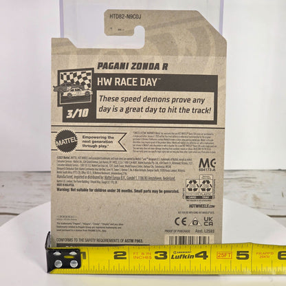 Hot Wheels Pagani Zonda R Die-Cast Car Yellow & Black HW Race Day Series 99/250 Limited Edition Model