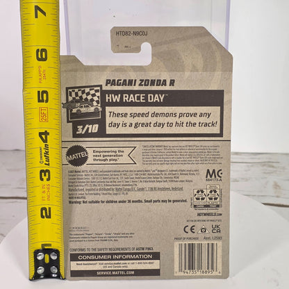 Hot Wheels Pagani Zonda R Die-Cast Car Yellow & Black HW Race Day Series 99/250 Limited Edition Model