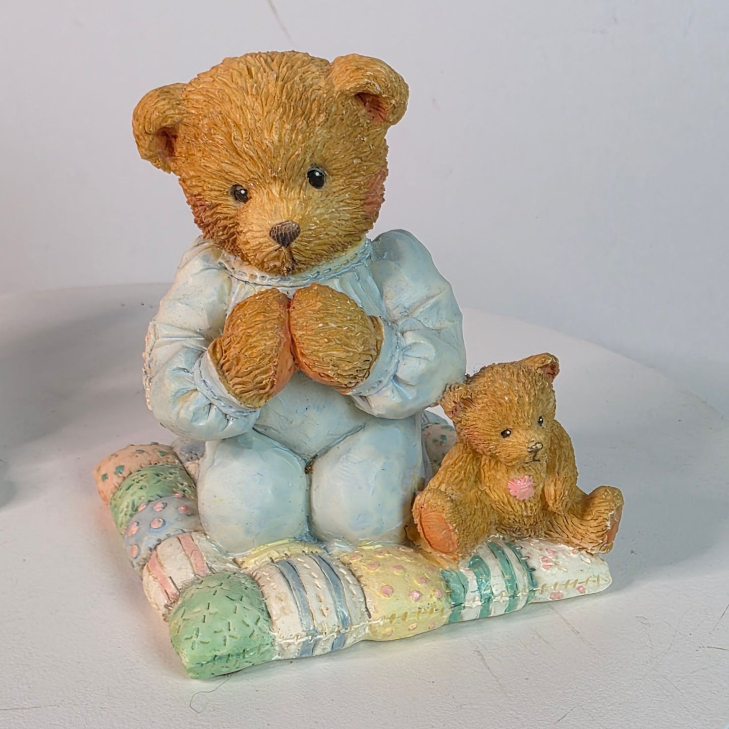 Vintage Cherished Teddies Camille & Patrick Figurines 1991/1992 Collectibles By Hamilton Gifts