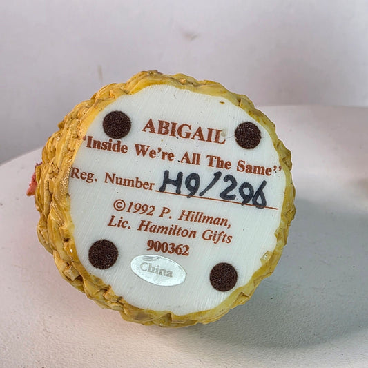 Vintage Abigail & Jeremy Collectible Teddy Bear Figurines By P. Hillman 1991/1992 Hamilton Gifts China