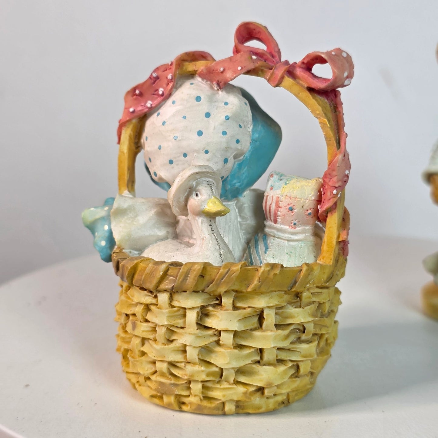 Vintage Abigail & Jeremy Collectible Teddy Bear Figurines By P. Hillman 1991/1992 Hamilton Gifts China