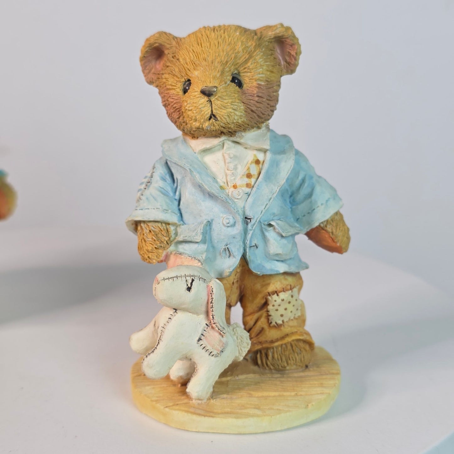 Vintage Abigail & Jeremy Collectible Teddy Bear Figurines By P. Hillman 1991/1992 Hamilton Gifts China