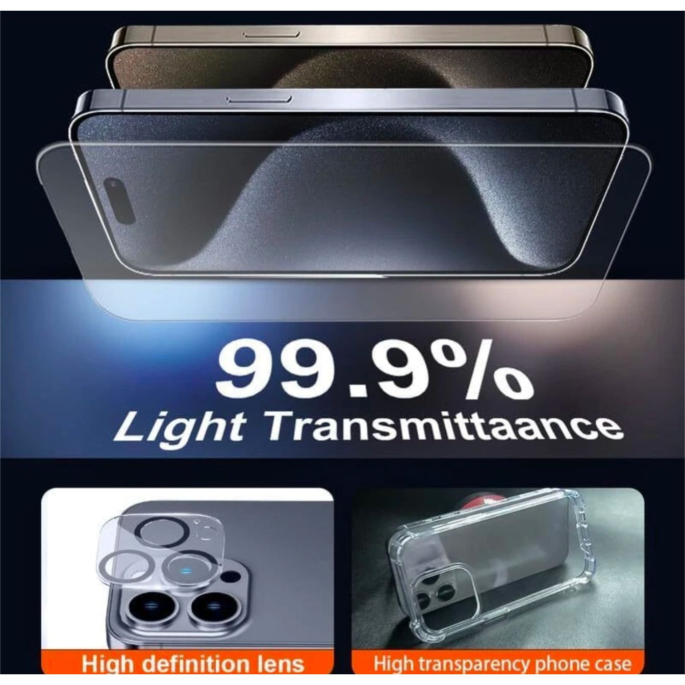 Smart Mobile Smooth Life iPhone 14 Pro/Pro Max Matte Clear Case & Screen Protector Set