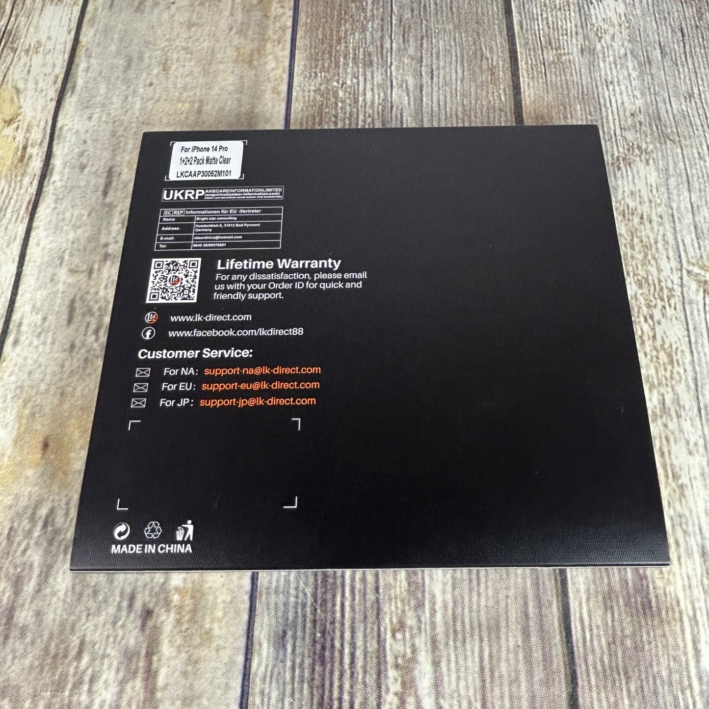 Smart Mobile Smooth Life iPhone 14 Pro/Pro Max Matte Clear Case & Screen Protector Set