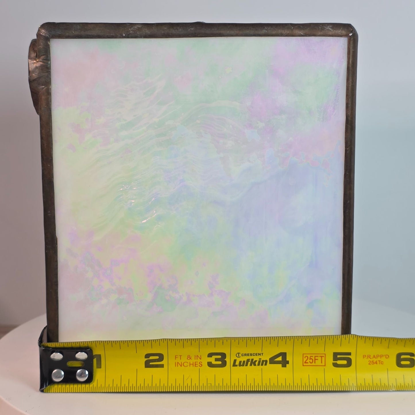 Vintage Stained Glass Tissue Box Cover By Pams Glass Works