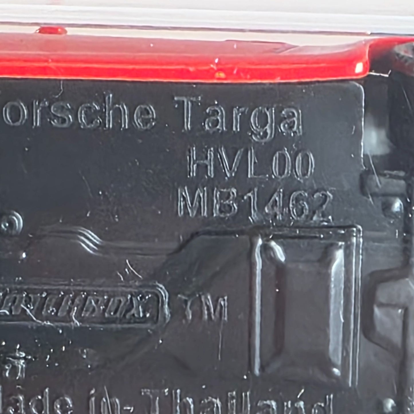 Matchbox Porsche 911 Targa Die-Cast Model 1:64 Scale Red & Black