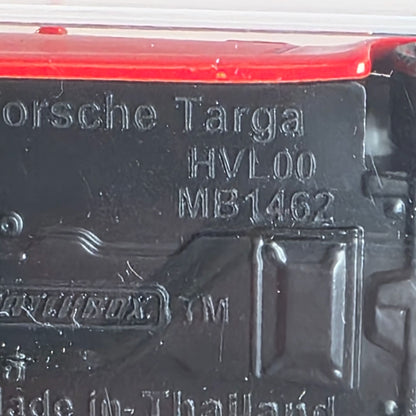 Matchbox Porsche 911 Targa Die-Cast Model 1:64 Scale Red & Black