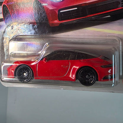 Matchbox Porsche 911 Targa Die-Cast Model 1:64 Scale Red & Black