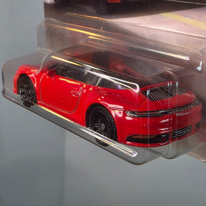 Matchbox Porsche 911 Targa Die-Cast Model 1:64 Scale Red & Black