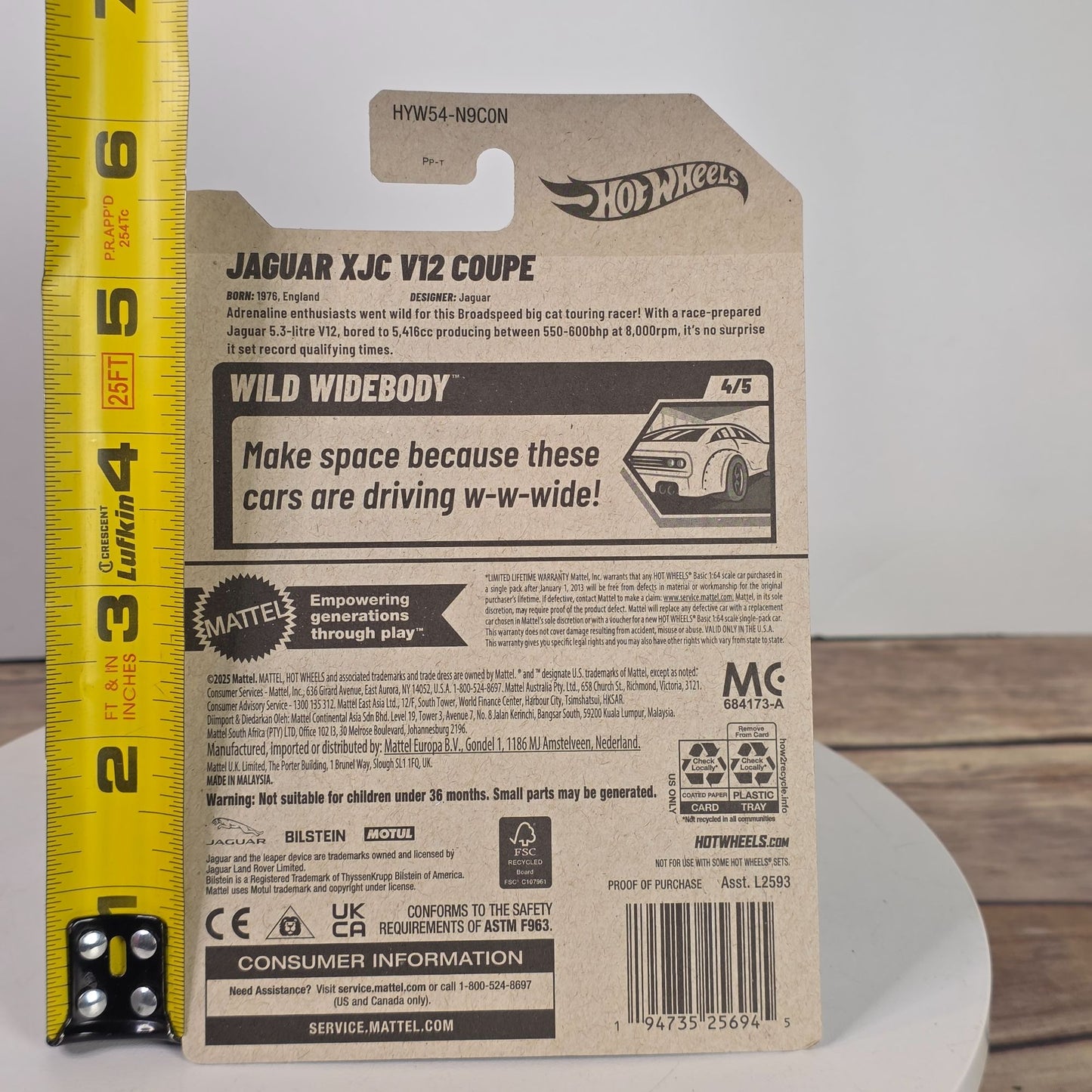 Hot Wheels Jaguar XJC V12 Coupe Wild Widebody