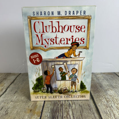 Sharon M. Draper Clubhouse Mysteries Books 1-6 Box Set Super Sleuth Collection