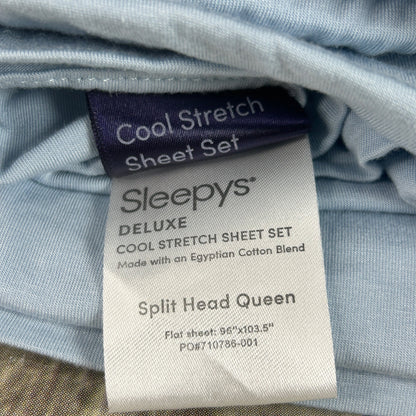 Sleepys Deluxe Cool Stretch Queen Sheet Set Egyptian Cotton Blend