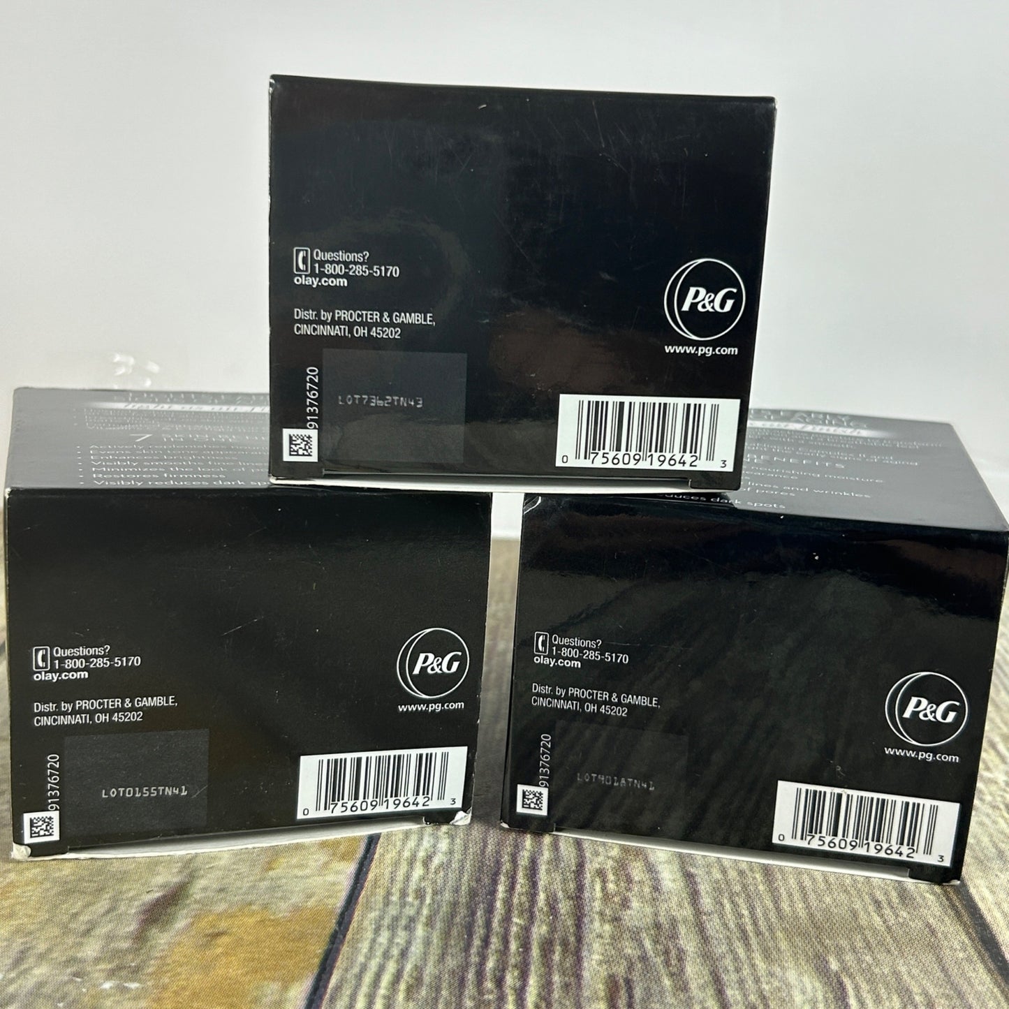 Lot of 3 Olay Total Effects Whip Light As Air Finish Active Moisturizer 1.7oz