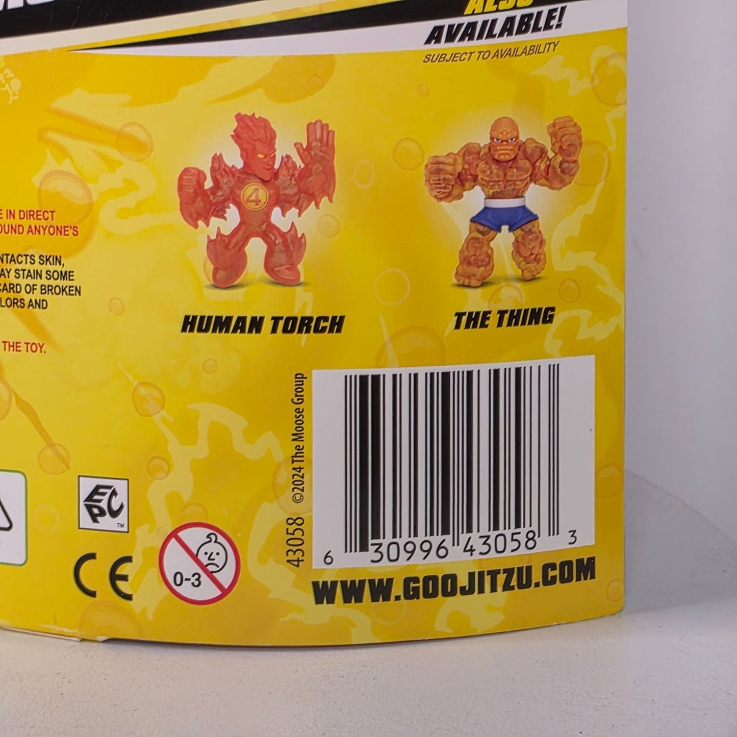 Marvel Fantastic Four Goo Jit Zu Mister Fantastic Stretchy Heroes Figure