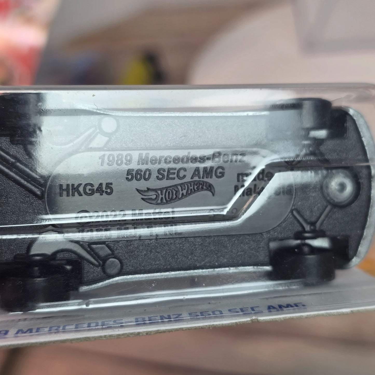 Hot Wheels 89 Mercedes-Benz 560 SEC AMG Die-Cast Car