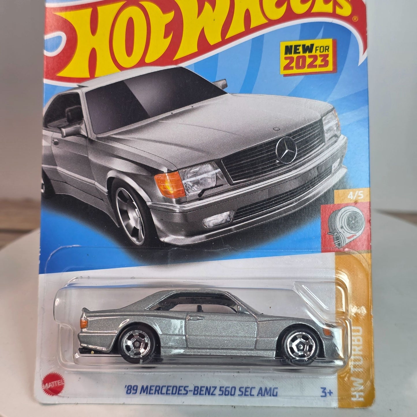 Hot Wheels 89 Mercedes-Benz 560 SEC AMG Die-Cast Car