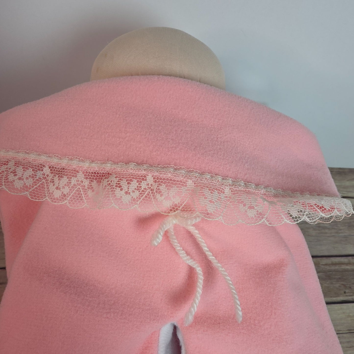 Vintage 1983 Dakin Soft Baby Doll With Pink Blanket & Bear