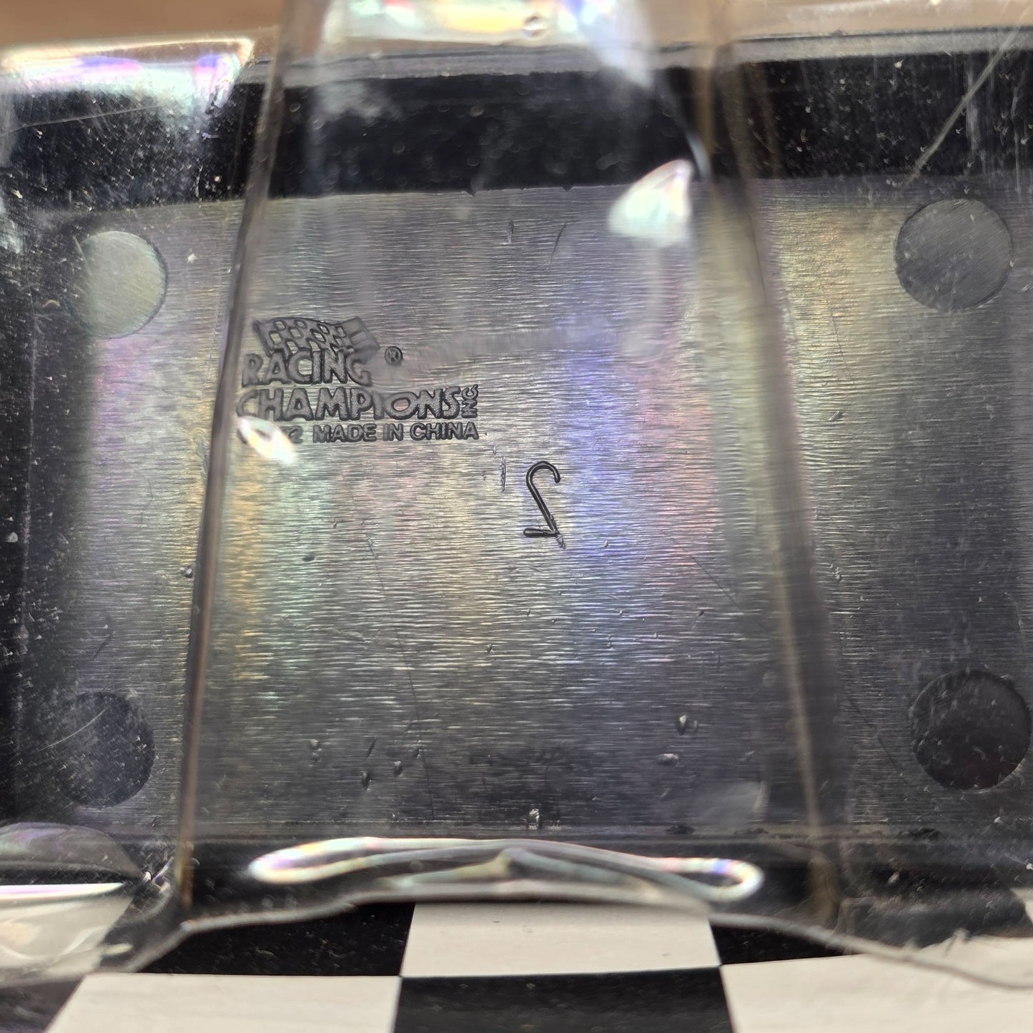 1993 Racing Champions Davey Allison Die-Cast NASCAR Stock Car With Card & Display Stand