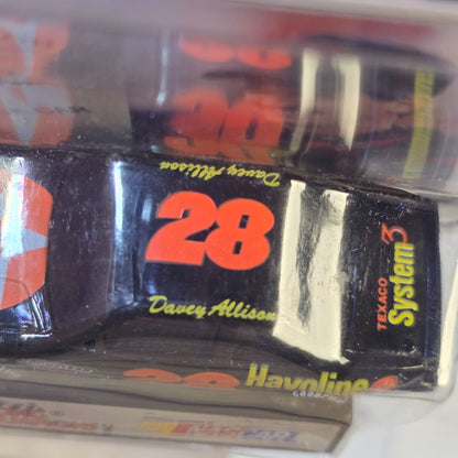 1993 Racing Champions Davey Allison Die-Cast NASCAR Stock Car With Card & Display Stand