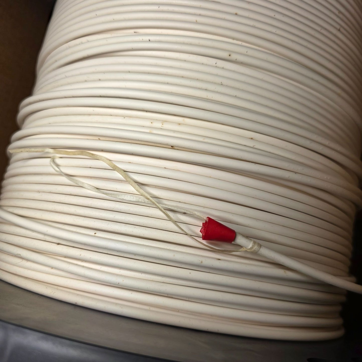 Berk-Tek Tight-Buffer Fiber Optic Cable Plenum White 1100 Ft Reel-In Box UL Listed