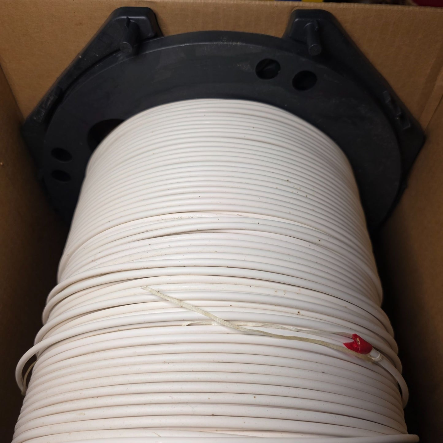 Berk-Tek Tight-Buffer Fiber Optic Cable Plenum White 1100 Ft Reel-In Box UL Listed