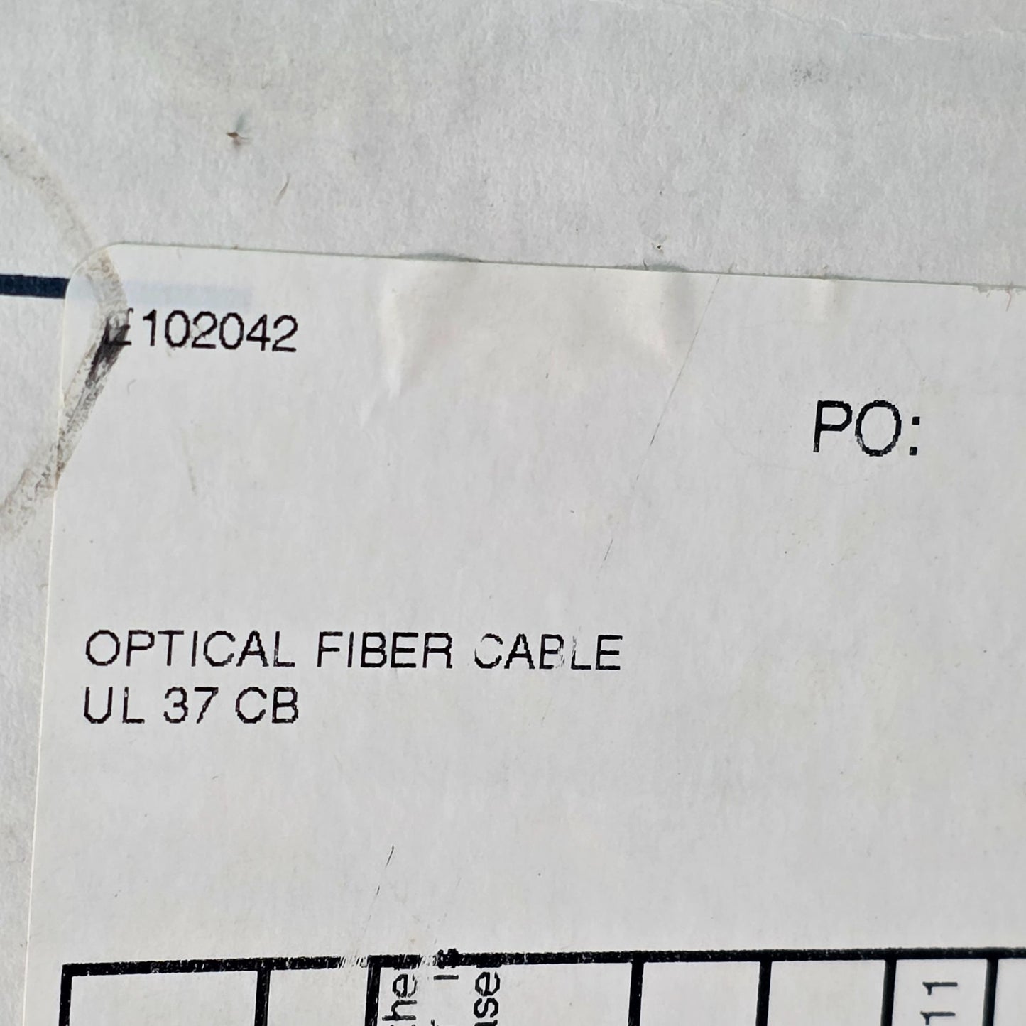 Berk-Tek Tight-Buffer Fiber Optic Cable Plenum White 1100 Ft Reel-In Box UL Listed