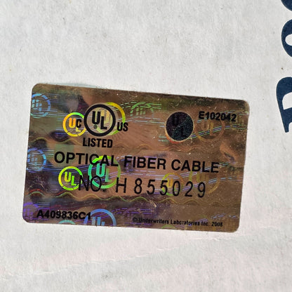 Berk-Tek Tight-Buffer Fiber Optic Cable Plenum White 1100 Ft Reel-In Box UL Listed