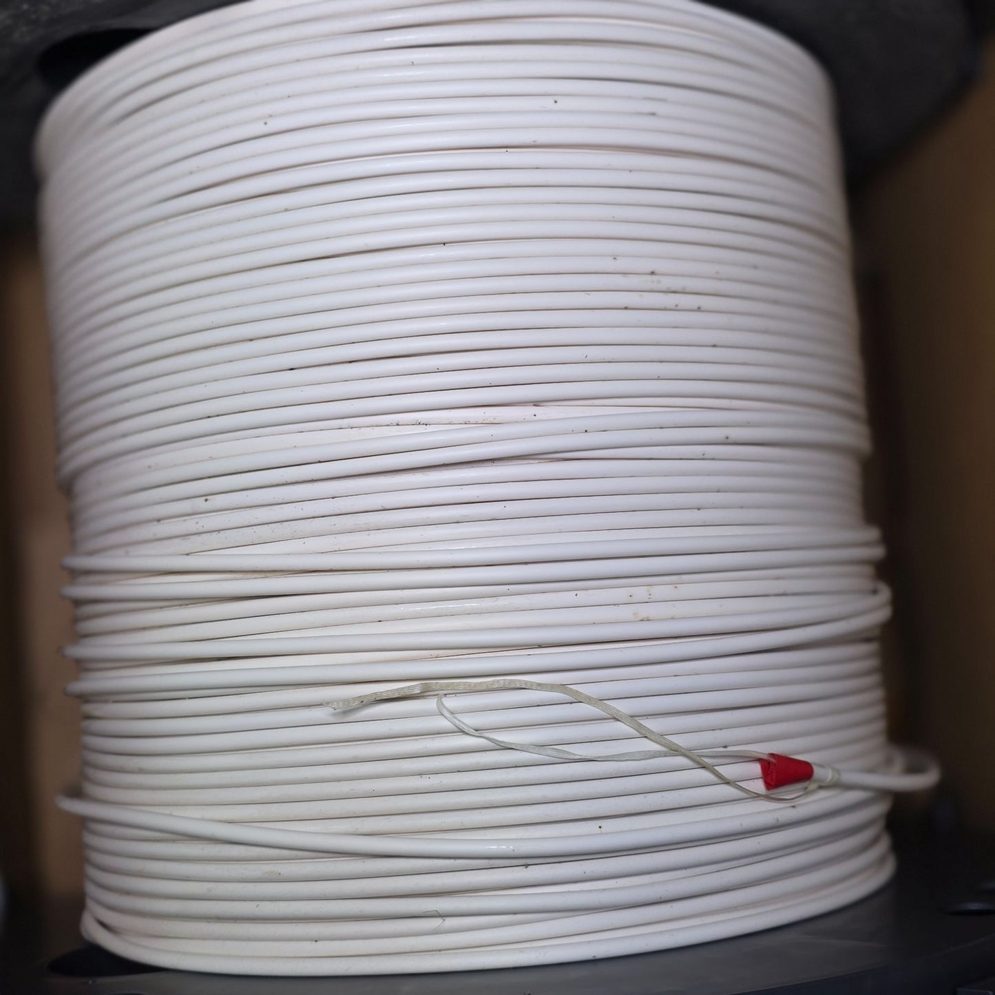 Berk-Tek Tight-Buffer Fiber Optic Cable Plenum White 1100 Ft Reel-In Box UL Listed