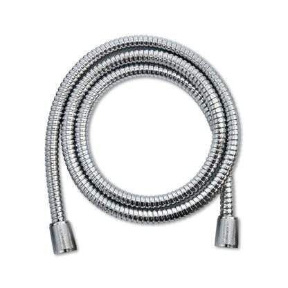 Double-Ended Long Cap 1.5m Stainless Steel Hose Replacement Chrome Finish