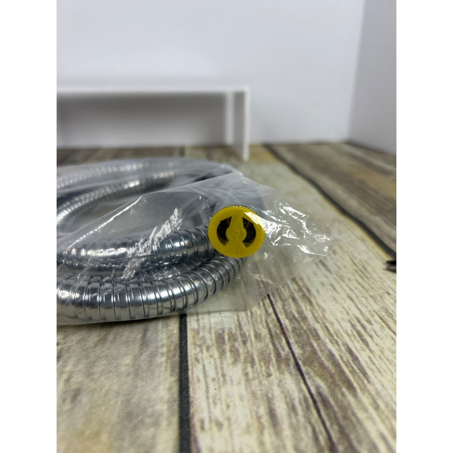 Double-Ended Long Cap 1.5m Stainless Steel Hose Replacement Chrome Finish