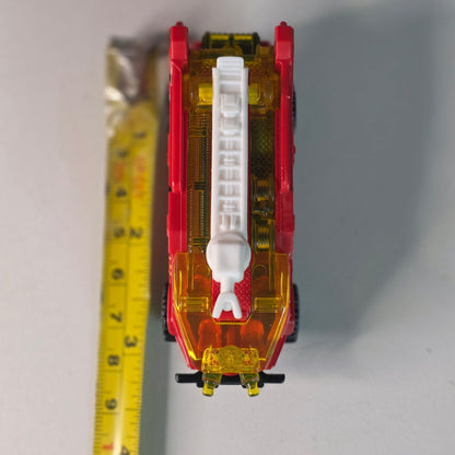 Hot Wheels Runway Res-Q Red First Response Airport Fire Truck Loose Malaysia