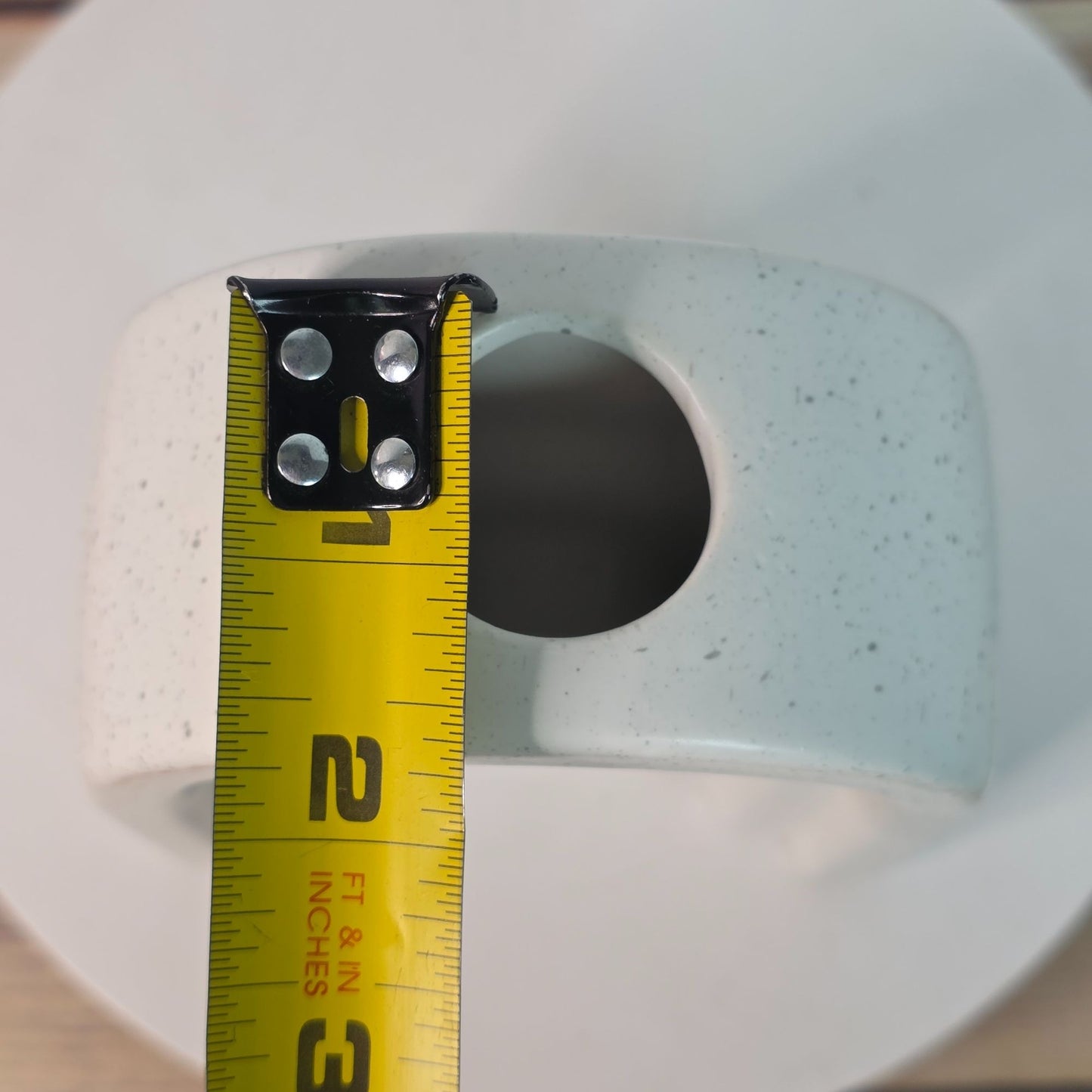 Speckled Ceramic Arch Vase 5" Tall Made For Retail