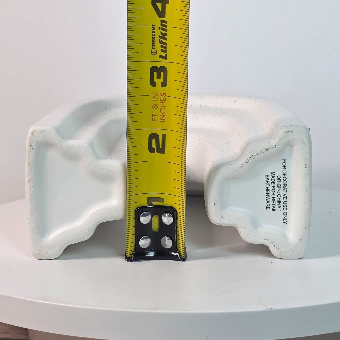 Speckled Ceramic Arch Vase 5" Tall Made For Retail