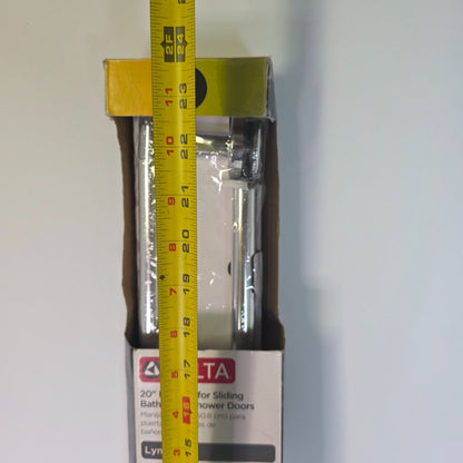 Delta Lyndall Polished Chrome 20" Handles For Sliding Bathtub Or Shower Doors 2-Pack