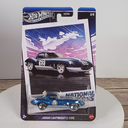 Hot Wheels Silver Series Jaguar Lightweight E-Type 63 Die-Cast Car