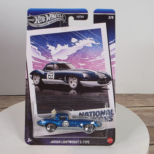 Hot Wheels Silver Series Jaguar Lightweight E-Type 63 Die-Cast Car