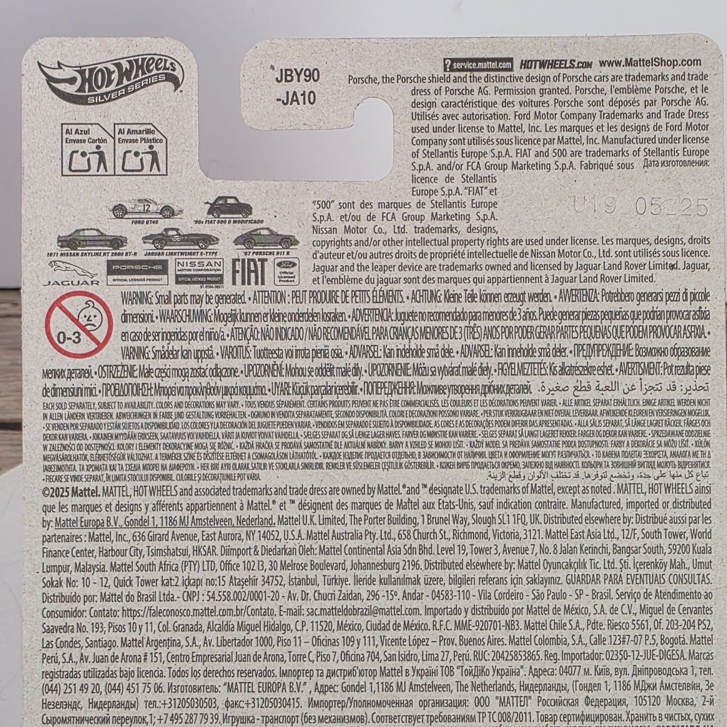 Hot Wheels Silver Series Jaguar Lightweight E-Type 63 Die-Cast Car