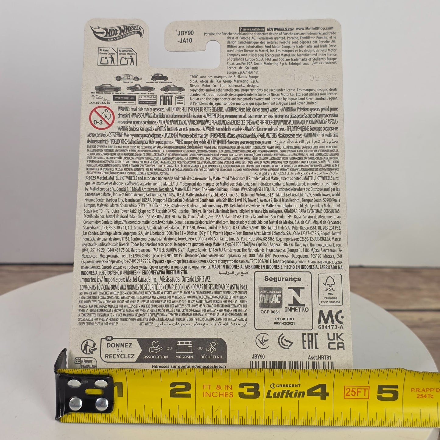 Hot Wheels Silver Series Jaguar Lightweight E-Type 63 Die-Cast Car