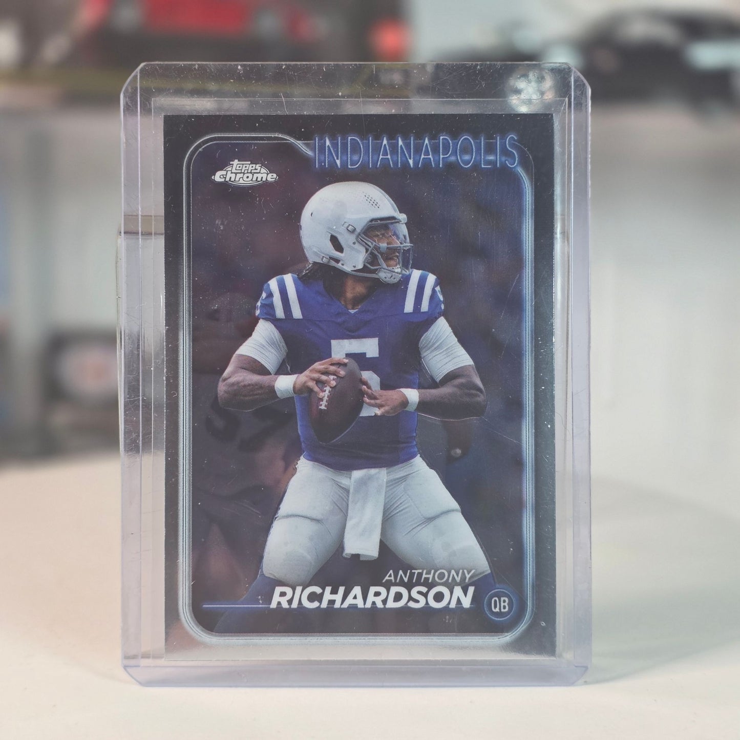 2023 Wild Card Anthony Richardson 1/1 Rainbow Foil QB1 On The Clock Colts