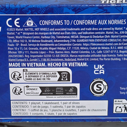 Hot Wheels Skate Tony Hawk Cereal Bowl Kickflip Crunch Skate Park Set Exclusive Board Shoes