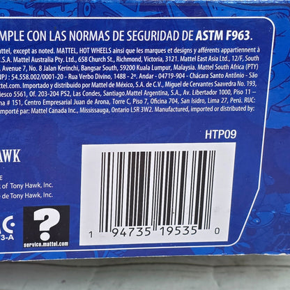 Hot Wheels Skate Tony Hawk Cereal Bowl Kickflip Crunch Skate Park Set Exclusive Board Shoes