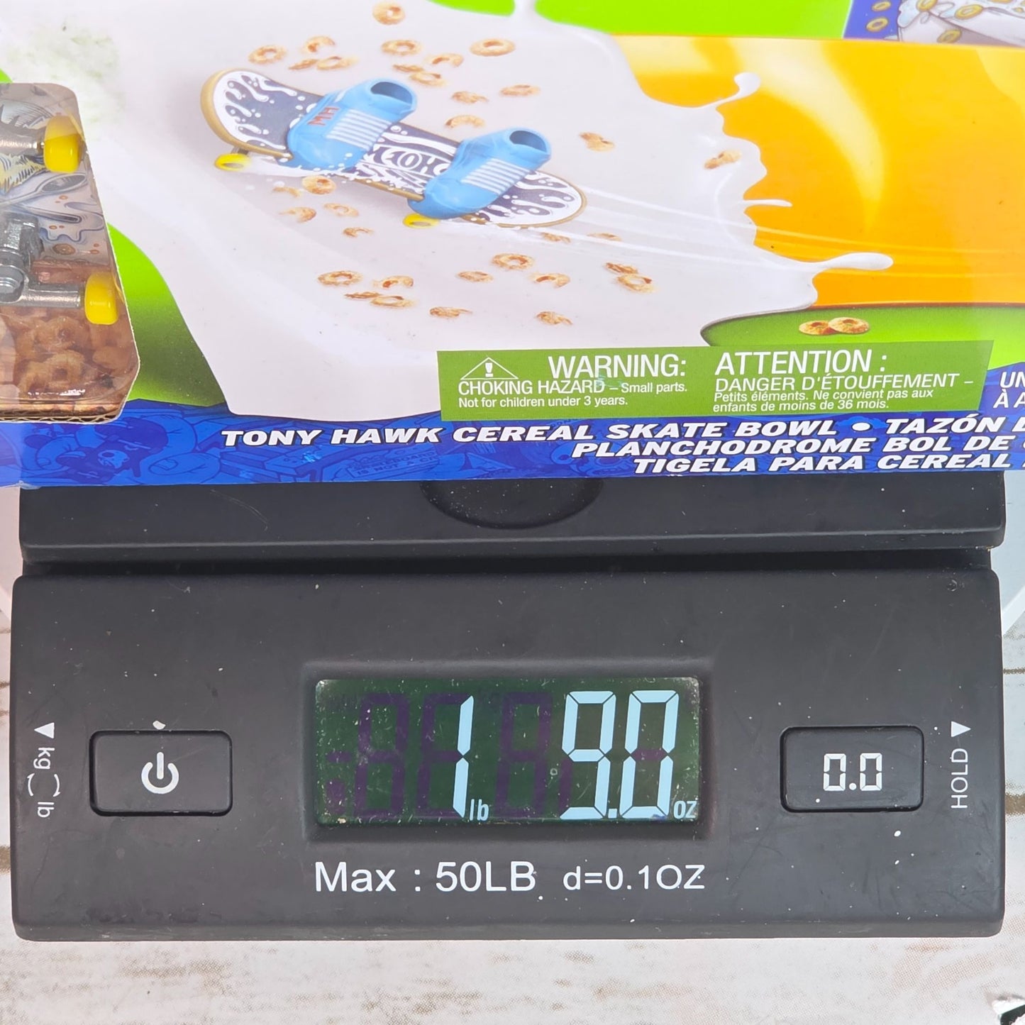 Hot Wheels Skate Tony Hawk Cereal Bowl Kickflip Crunch Skate Park Set Exclusive Board Shoes