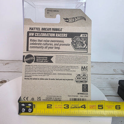 Hot Wheels Mattel Dream Mobile 80th Anniversary Edition Car Red Die-Cast Collectible Toy Model 167/250 6/10