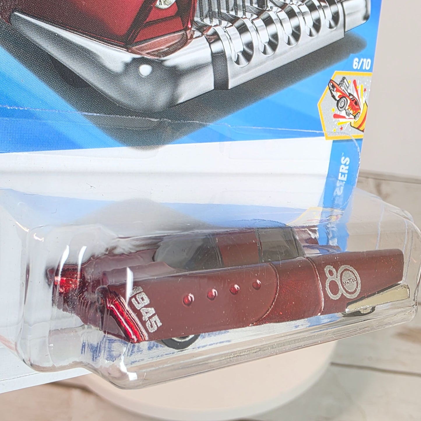 Hot Wheels Mattel Dream Mobile 80th Anniversary Edition Car Red Die-Cast Collectible Toy Model 167/250 6/10