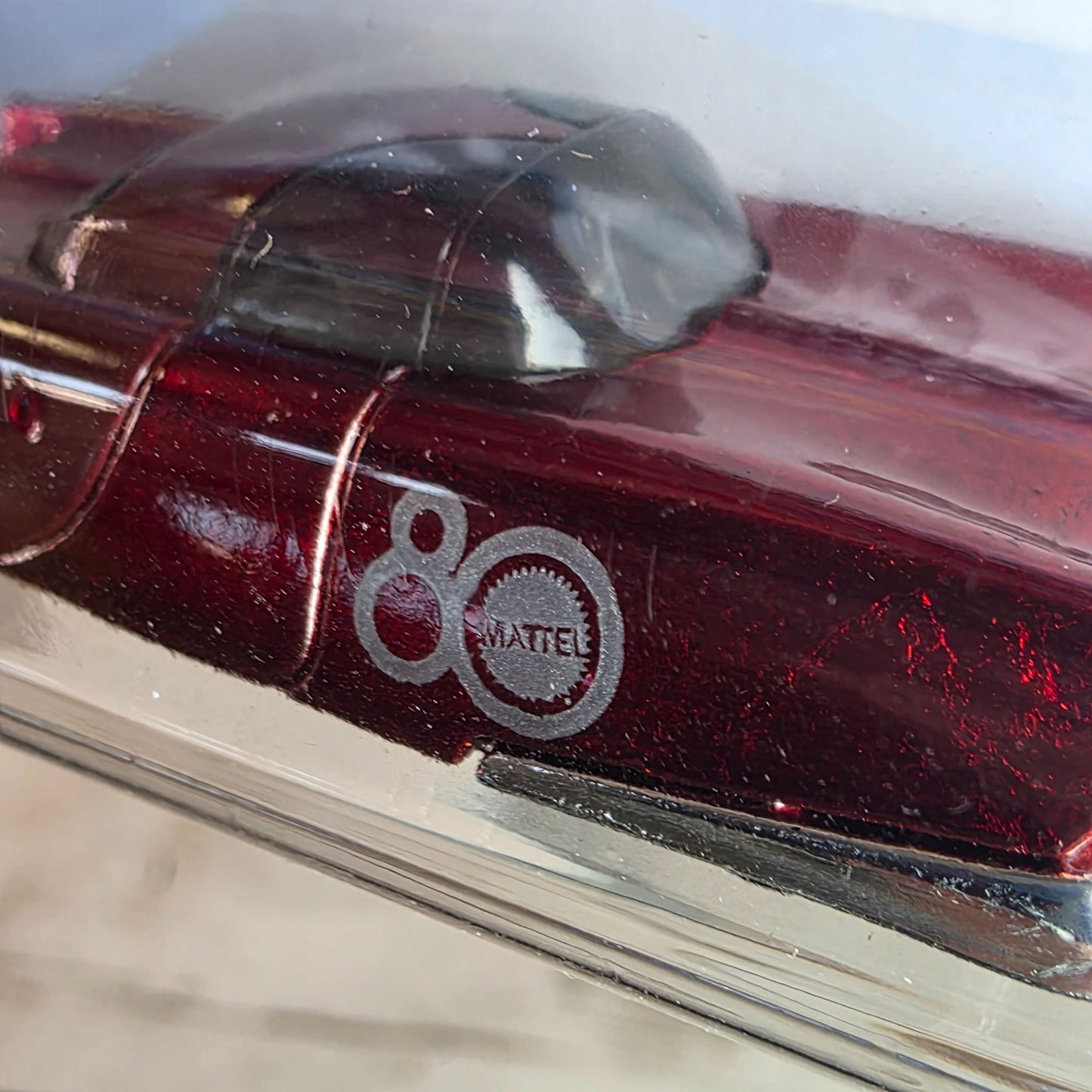 Hot Wheels Mattel Dream Mobile 80th Anniversary Edition Car Red Die-Cast Collectible Toy Model 167/250 6/10