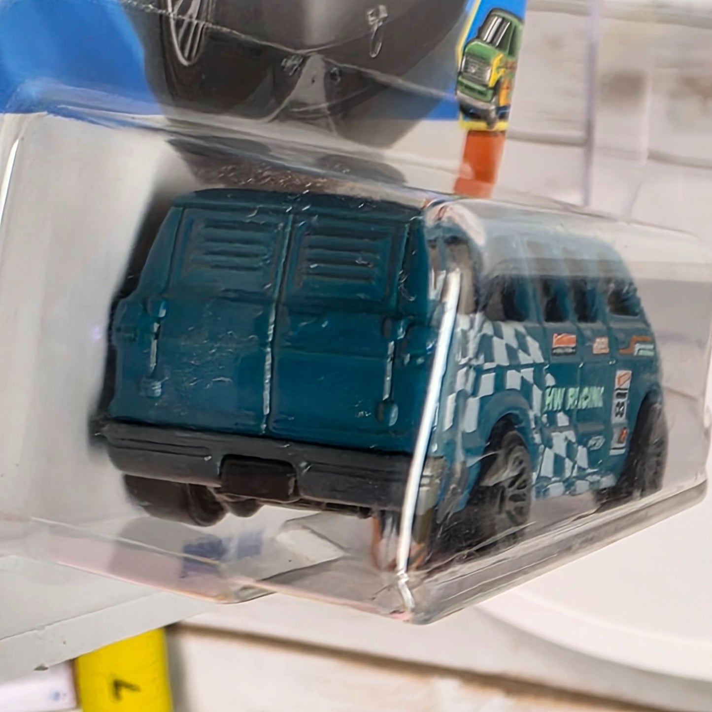 Hot Wheels Exclusive Dollar General Dodge Van HW Racing Die-Cast 1:64 Scale Collectible Toy Car