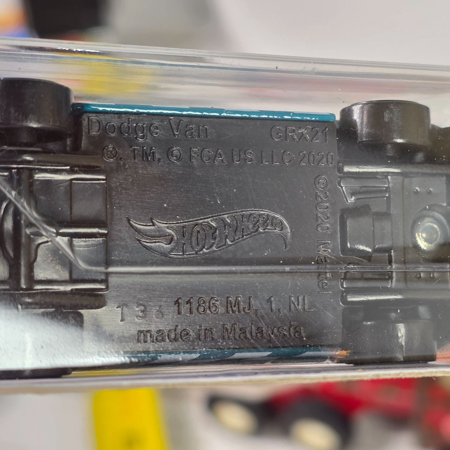 Hot Wheels Exclusive Dollar General Dodge Van HW Racing Die-Cast 1:64 Scale Collectible Toy Car