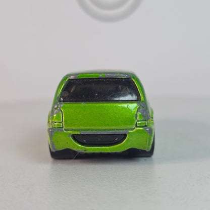 Vintage Hot Wheels Fandango 2001 Green w/ Graffiti Tampos Gold PR5 Wheels
