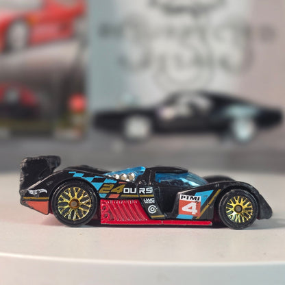 Hot Wheels 24 Ours Black Orange NEOM Le Mans Racer Loose Indonesia 2010